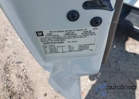 2004 Chevrolet Silverado 1500 Z71 из США, поврежденный, VIN 2GCEK13T441430992